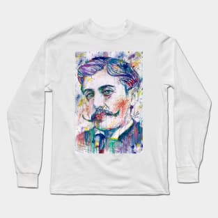 MARCEL PROUST - watercolor portrait .2 Long Sleeve T-Shirt